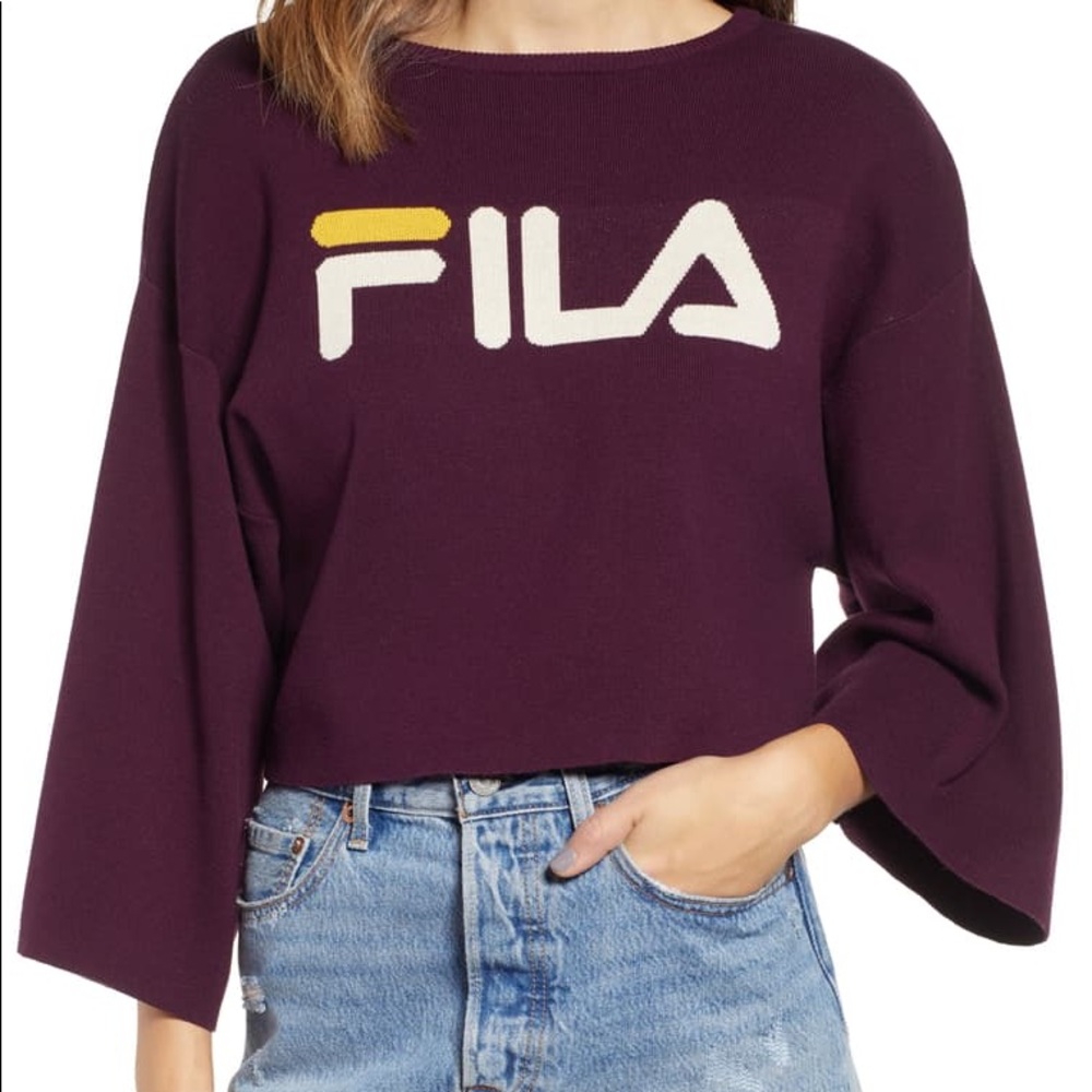 Fila women’s Palmira cropped sweater ❤️